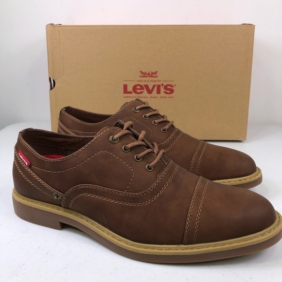 Levis ESSEX UL LEATHER LOW SPORT SNEAKERS SHOES - Picture 1 of 11